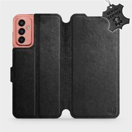 Phone Case Samsung Galaxy M13 - Design Black Leather