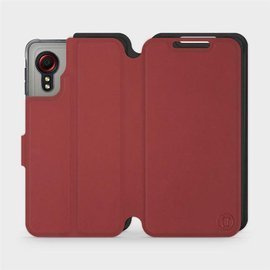 Etui Soft Touch do Samsung Galaxy Xcover 5 - wzór Zachodząca czerwień z czernią