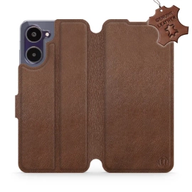 Phone Case Realme 10 - Design Brown Leather