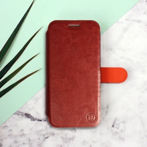 Phone Case Xiaomi POCO M7 - Design Brown&Orange