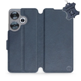Phone Case Xiaomi POCO F6 - Design Blue Leather