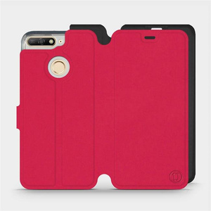 Phone Case Huawei Honor 7A - Design Red with Black