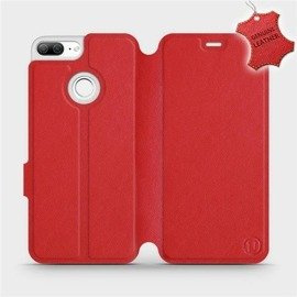 Phone Case Huawei Honor 9 Lite - Design Red Leather