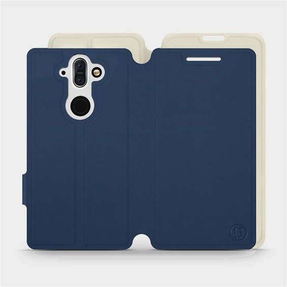 Phone Case Nokia 8 Sirocco - Design Navy with Platinum