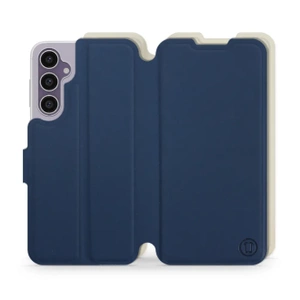 Phone Case Samsung Galaxy S23 FE - Design Navy with Platinum