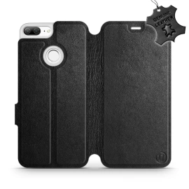 Phone Case Huawei Honor 9 Lite - Design Black Leather