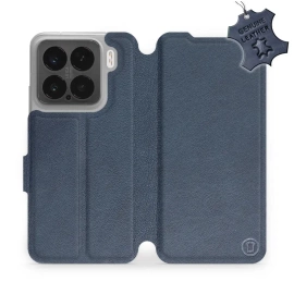 Phone Case Xiaomi 15 - Design Blue Leather
