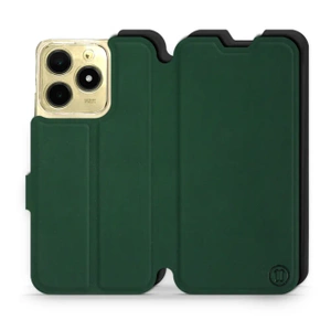 Etui Soft Touch do Realme C61 - wzór Miejska zieleń z czernią