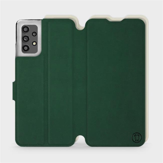 Phone Case Samsung Galaxy A32 4G - Design Green with Platinum