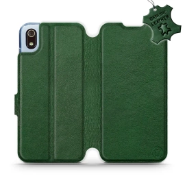 Phone Case Xiaomi Redmi 7A - Design Green Leather