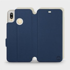 Phone Case Huawei P20 Lite - Design Navy with Platinum