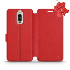 Phone Case Huawei Mate 9 Pro - Design Red Leather