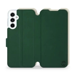 Phone Case Samsung Galaxy M34 5G - Design Green with Platinum