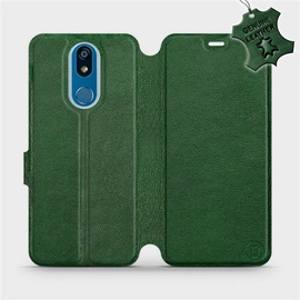 Phone Case LG K40 - Design Green Leather