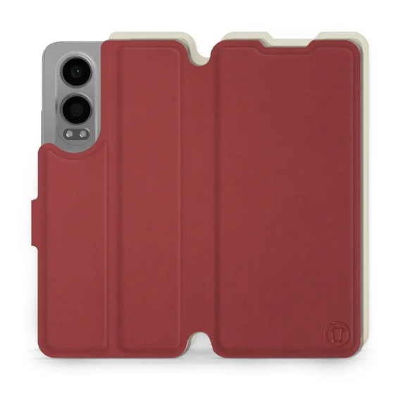 Phone Case OnePlus Nord CE 4 Lite - Design Dark Red with Platinum