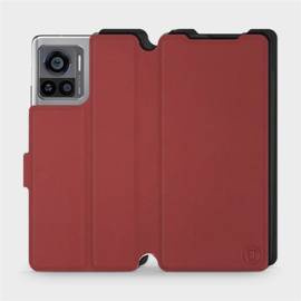 Phone Case Motorola Edge 30 Ultra - Design Dark Red with Black