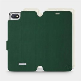 Phone Case Xiaomi Redmi 6A - Design Green with Platinum