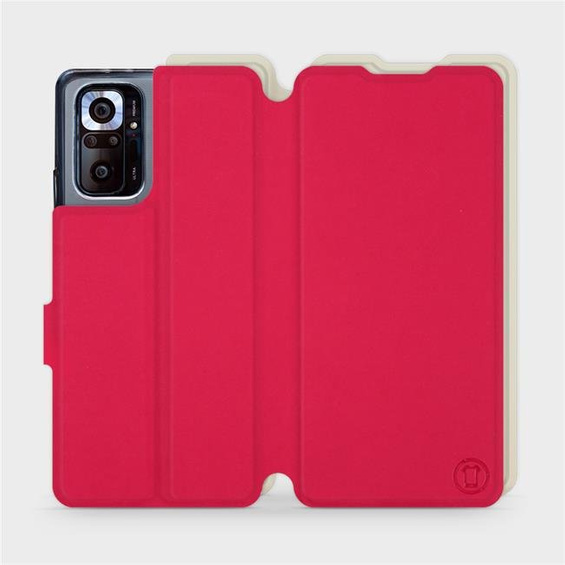 Phone Case Xiaomi Redmi Note 10 pro - Design Red with Platinum