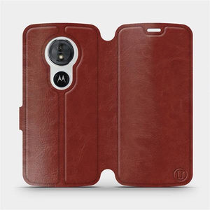 Phone Case Motorola Moto G6 Play - Design Brown&Orange