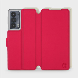 Phone Case Motorola Edge 20 - Design Red with Platinum