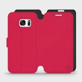Phone Case Samsung Galaxy S7 - Design Red with Black