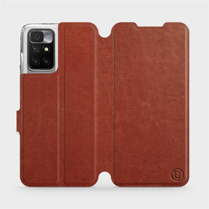 Phone Case Xiaomi Redmi 10 - Design Brown&Orange