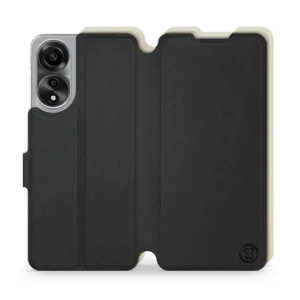 Phone Case OPPO A78 5G - Design Black with Platinum