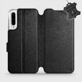 Phone Case Xiaomi Mi A3 - Design Black Leather