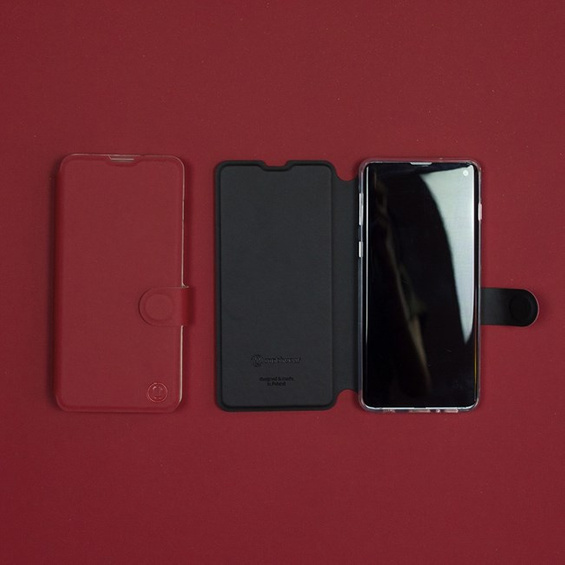 Hülle für Xiaomi 13 Pro - Farbe Dunkelrot mit Schwarz