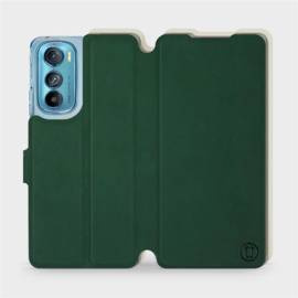 Phone Case Motorola Edge 30 5G - Design Green with Platinum