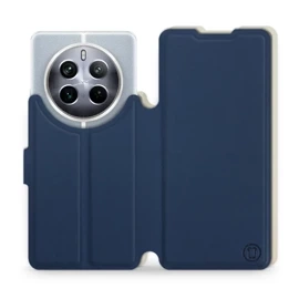 Phone Case Realme 12 Pro Plus 5G - Design Navy with Platinum