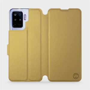 Hülle für OPPO Reno 5 Lite - Farbe Gold&Orange