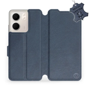 Phone Case OPPO A5x - Design Blue Leather