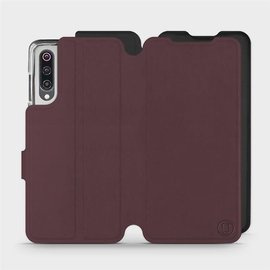 Hülle für Xiaomi Mi 9 - Farbe Burgund mit Schwarz
