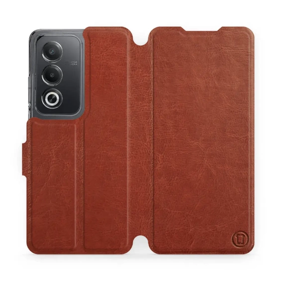 Phone Case OPPO A80 5G - Design Brown&Gray