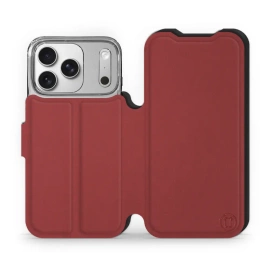 Phone Case Apple iPhone 17 Pro - Design Dark Red with Black
