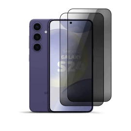 2er Set Privacy Panzerglas für Samsung Galaxy S24