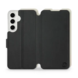 Phone Case Samsung Galaxy S24 Plus - Design Black with Platinum