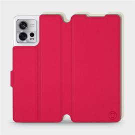 Phone Case Motorola Edge 30 Fusion - Design Red with Platinum