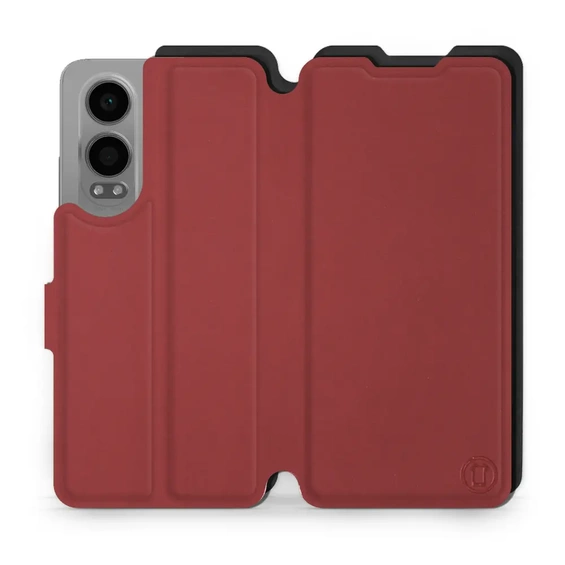 Phone Case OnePlus Nord CE 4 Lite - Design Dark Red with Black