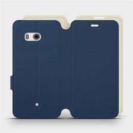 Hülle für HTC U11 - Farbe Marineblau mit Platin