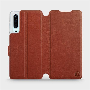 Etui do Huawei P30 - wzór Brown&Orange