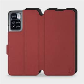 Phone Case Xiaomi Redmi Note 11 Pro - Design Dark Red with Black