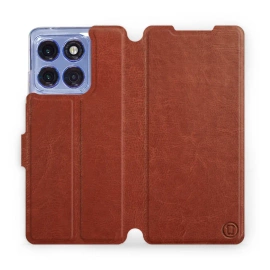 Phone Case Motorola Edge 60 Pro - Design Brown&Orange