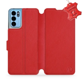 Hülle für OPPO Reno 6 5G - Farbe Red Leather