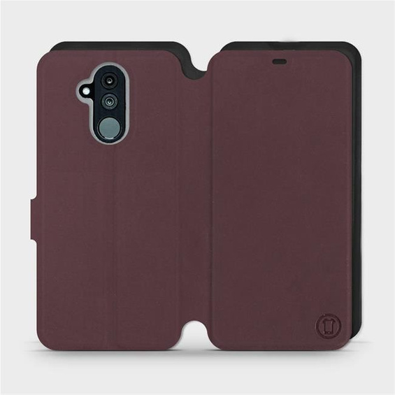 Phone Case Huawei Mate 20 Lite - Design Burgundy with Black