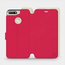 Phone Case Huawei Y6 Prime 2018 - Design Red with Platinum