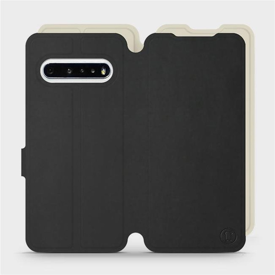 Hülle für LG V60 ThinQ 5G - Farbe Schwarz mit Platin