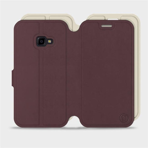 Phone Case Samsung Galaxy Xcover 4 - Design Burgundy with Platinum