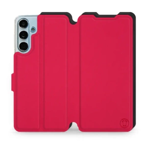 Hülle für Samsung Galaxy M55 5G - Farbe Rot mit Schwarz